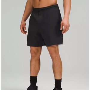 Lululemon Men’s Pacebreaker Linerless Short, 7”, size L, Black